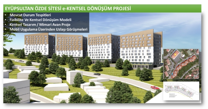 Eyüpsultan Özde Sitesi E-Kentsel Dönüşüm Projesi